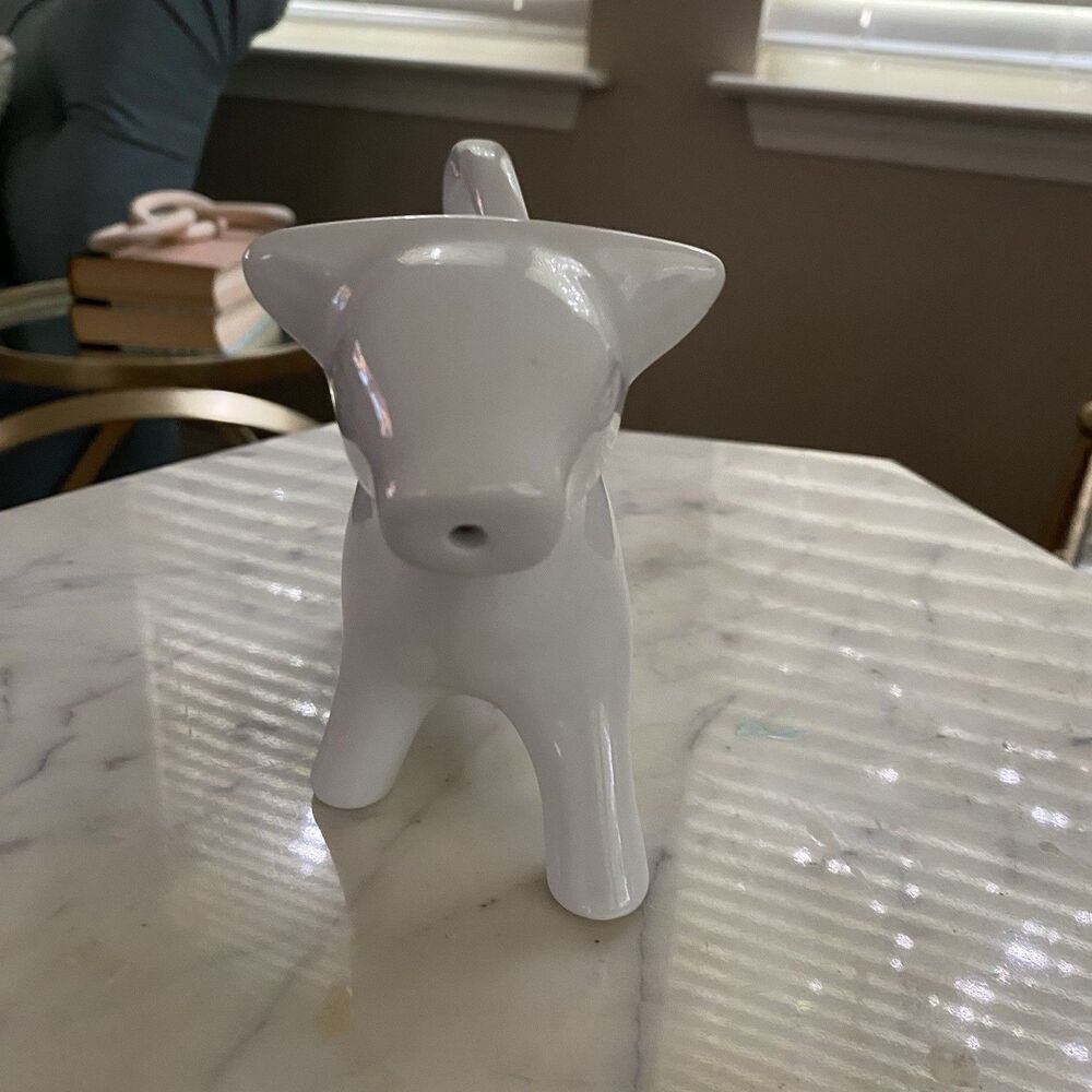 Better Homes & Gardens Porcelain White Cow Creamer - Picture 2 of 6